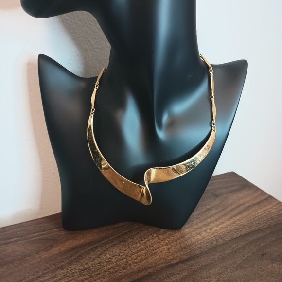 Napier Jewelry - Vintage Necklace Napier Signed Gold Plated
